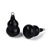 Natural Obsidian Pendants G-T144-73B-2