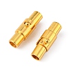 Brass Locking Tube Magnetic Clasps MC079-G-2