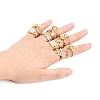 Crystal Rhinestone Finger Ring RJEW-MSMC002-17G-2