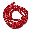 Transparent Glass Beads Strands X-GLAA-L050-A16-2