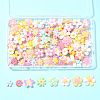 100Pcs 8 Styles Translucent & Opaque Resin Cabochons RESI-FS0002-32-6