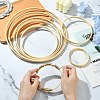 8Pcs 8 Styles Bamboo Embroidery Hoop FIND-CJ0001-97-4