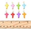 100Pcs Acrylic Pendant PALLOY-FS00039-01-5