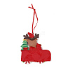 Christmas Car Handmade Polymer Clay Pendant Decorations LS-HJEW-P017-03B-3