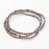 Electroplate Glass Beads Strands EGLA-P018-2mm-FR-B09-2