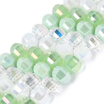 Electroplate Mixed Styles Glass Beads Strands EGLA-N022-14A-A08-1