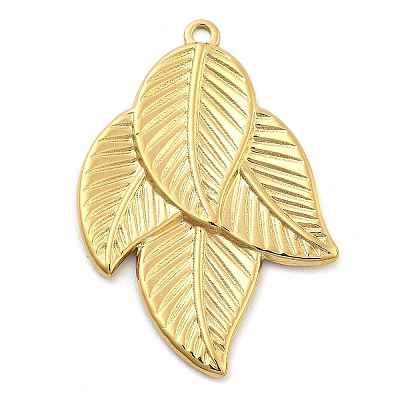 Ion Plating(IP) 304 Stainless Steel Pendants STAS-P379-02E-G-1