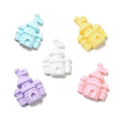Opaque Resin Cabochons RESI-B015-21-1