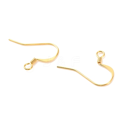 Brass Earring Hooks KK-F824-015B-G-1