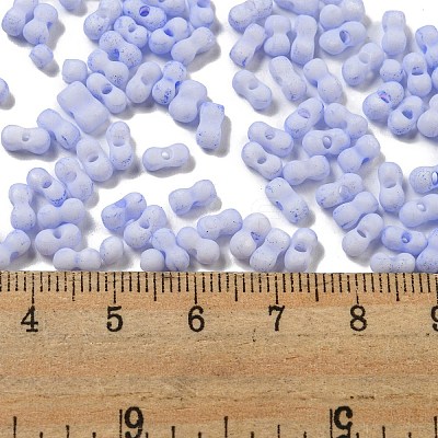 Macaron Color Opaque Frosted Glass Seed Beads SEED-K009-12B-12-1