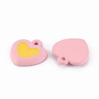 Spray Painted Alloy Enamel Charms PALLOY-T075-129A-RS-1