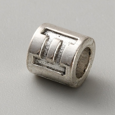 Tibetan Style Zinc Alloy European Beads FIND-WH20016-20AS-05-1