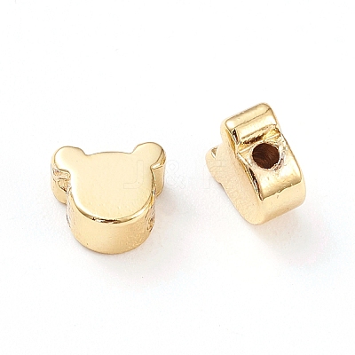 Brass Beads X-KK-K241-08G-1
