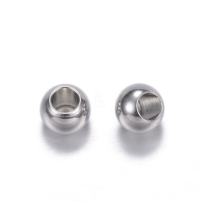 Tarnish Resistant 201 Stainless Steel Beads X-STAS-D447-35B-1