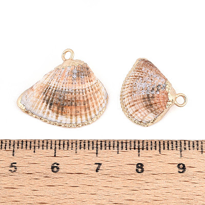 Natural Shell Pendants BSHE-T014-04-1