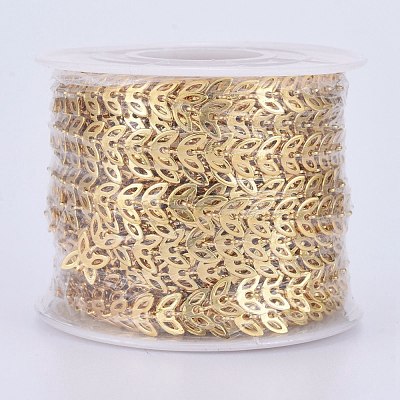 Brass Handmade Cobs Chains CHC-G006-14G-1
