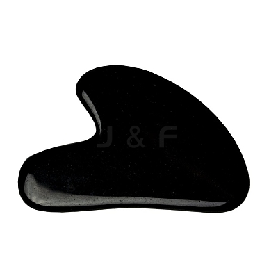 Natural Black Obsidian Gua Sha Boards LS-G-J306-03C-1