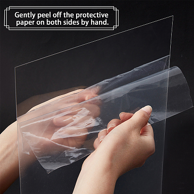 Transparent Acrylic for Picture Frame DIY-WH0204-82C-1