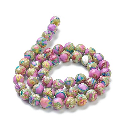 Assembled Natural & Dyed Magnesite Beads G-L575-02-1