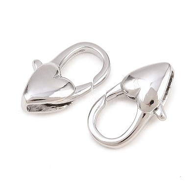 Brass Lobster Claw Clasps KK-H287-08D-P-1