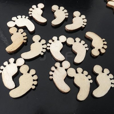 Undyed Wood Display Decorations WOCR-PW0001-195A-01-1