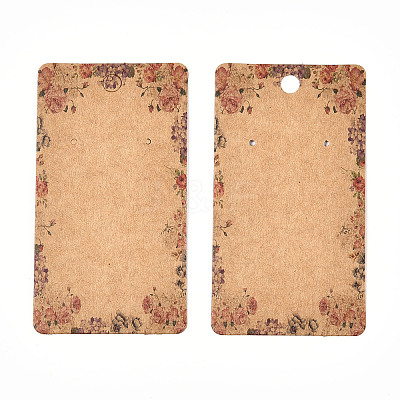 Cardboard Earring Display Cards CDIS-F003-11B-1