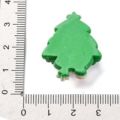 Christmas Duck Theme Opaque Resin Cabochons RESI-Q010-03E-1