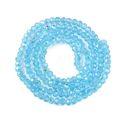 Electroplate Glass Beads Strands LS-EGLA-A044-T2mm-L08-1
