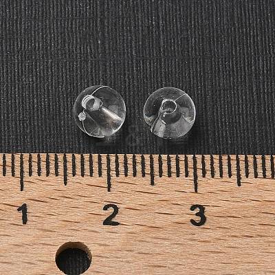 Transparent acrylic beads X-PL526_6MM-1