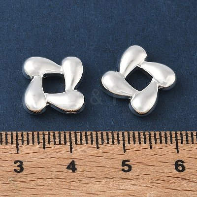 Brass European Beads KK-CBAFC6C-04S-1