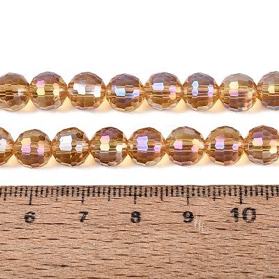 Transparent Glass Beads Strands GLAA-Q107-02A-07-1