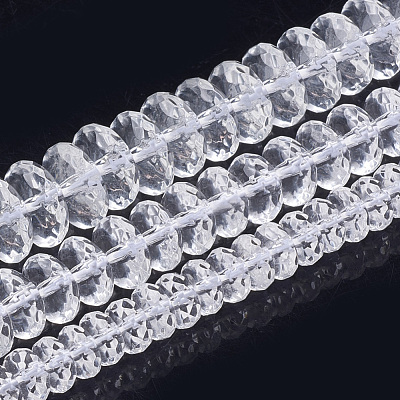 Synthetic Quartz Crystal Beads Strands G-S285-13-1
