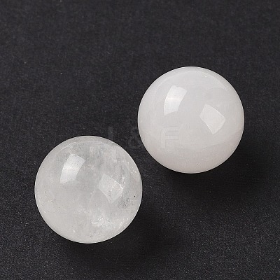 Natural Quartz Crystal No Hole Sphere Beads G-K353-04C-11-1
