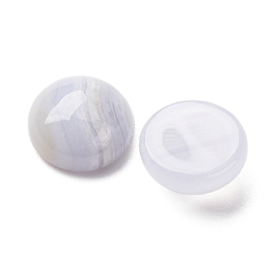 Natural Blue Lace Agate Cabochons G-O185-01H-02-1