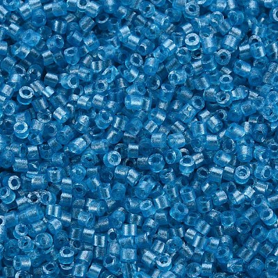 Fluorescent Color Transparent Glass Cylinder Beads SEED-S047-Q-001-1