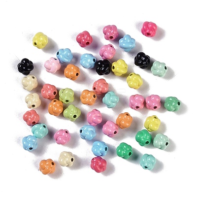 Spray Paint Alloy Beads PALLOY-H145-10-1