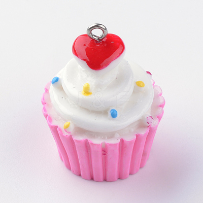 Resin Pendants X-RESI-R187-10-1