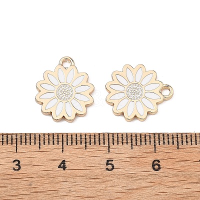Alloy Enamel Pendants ENAM-G235-04G-01-1