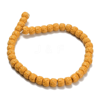 Synthetic Coral Dyed Carved Beads BSHE-H114-01D-1