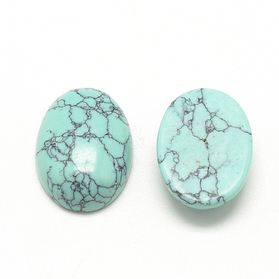 Synthetic Turquoise Cabochons X-G-R415-14x10-44-1