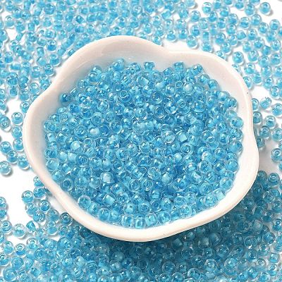 Transparent Glass Round Seed Beads SEED-B001-05A-19-1