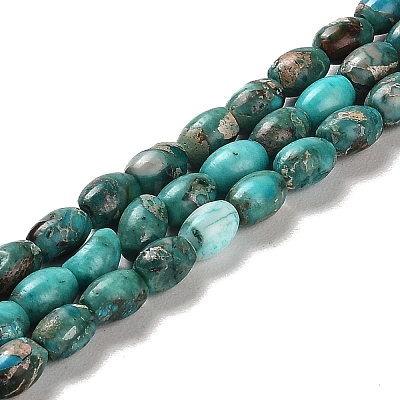 Synthetic Regalite/Imperial Jasper/Sea Sediment Jasper Beads Strands G-F765-J03-01-1