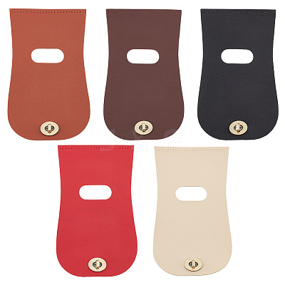 5Pcs 5 Colors Imitation Leather Bag Cover FIND-PH0006-67-1