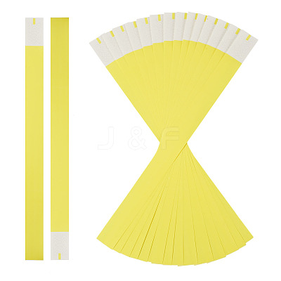 Luminous Paper Disposable Wristbands BJEW-TAC0075-001E-1