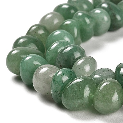 Natural Green Aventurine Beads Strands G-G053-C08-01-1