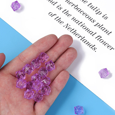 Transparent Acrylic Beads MACR-S373-132-B14-1