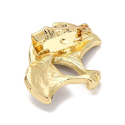 Zinc Alloy Rhinestone  Lapel Pins for Backpack Clothes JEWB-D305-02B-G-1