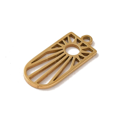 201 Stainless Steel Pendants STAS-E211-08G-1