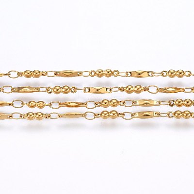304 Stainless Steel Links Chains CHS-I002-08G-1