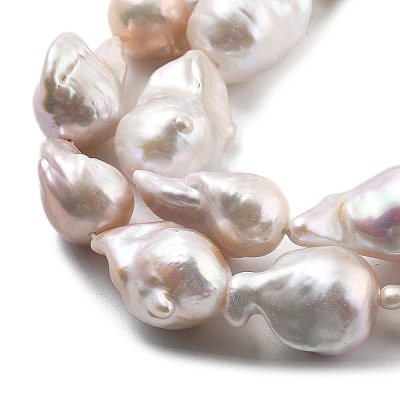 Natural Nucleated Pearl Beads Strands PEAR-B004-15J-05A-1